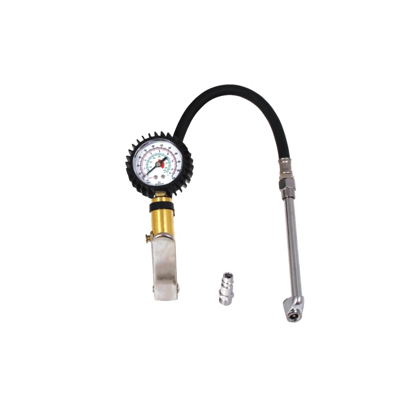 Gumiabroncs nyomásmérő - kerékfúvató hosszú töltőfejjel