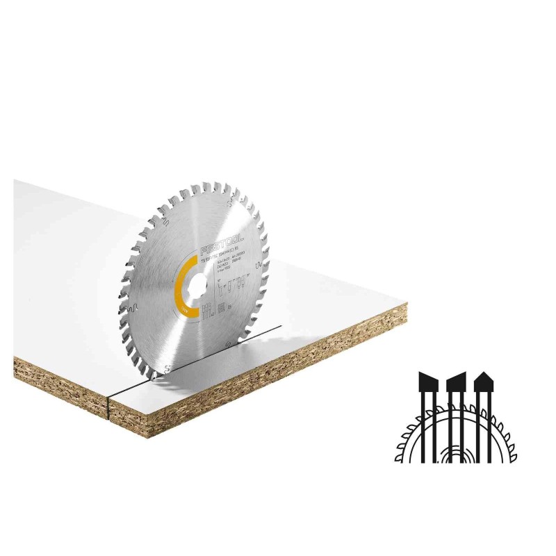 Körfűrészlap, keményfémlapkás fához 160x1.8x20 mm WD42 - Festool