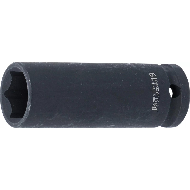 Légkulcsfej 1/2'' 6 l.h. 19-es - BGS