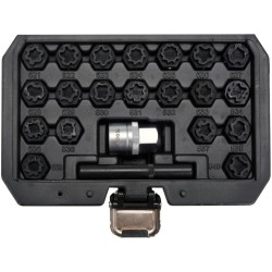 Kerékör kulcs készlet VW gyári kerékőrökhöz -lóhere minta- 22 db Kerékör kulcs készlet VW gyári kerékőrökhöz -lóhere minta- 22 db