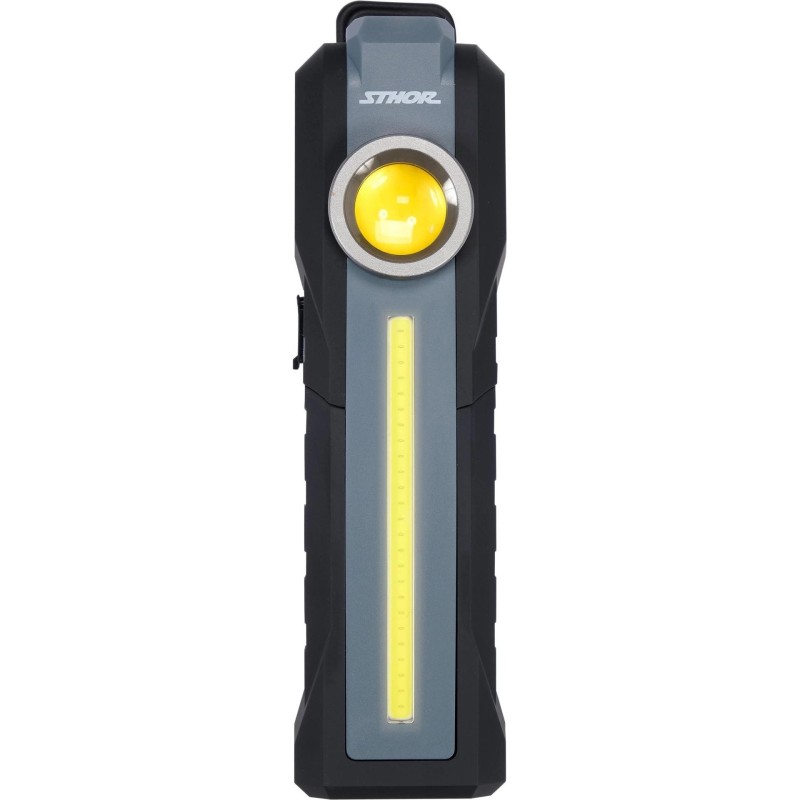 Szerelőlámpa LED COB + 1 ledes dönthető akkus 5W szerelőlámpa - Sthor Szerelőlámpa LED COB + 1 ledes dönthető akkus 5W szerelőlámpa - Sthor