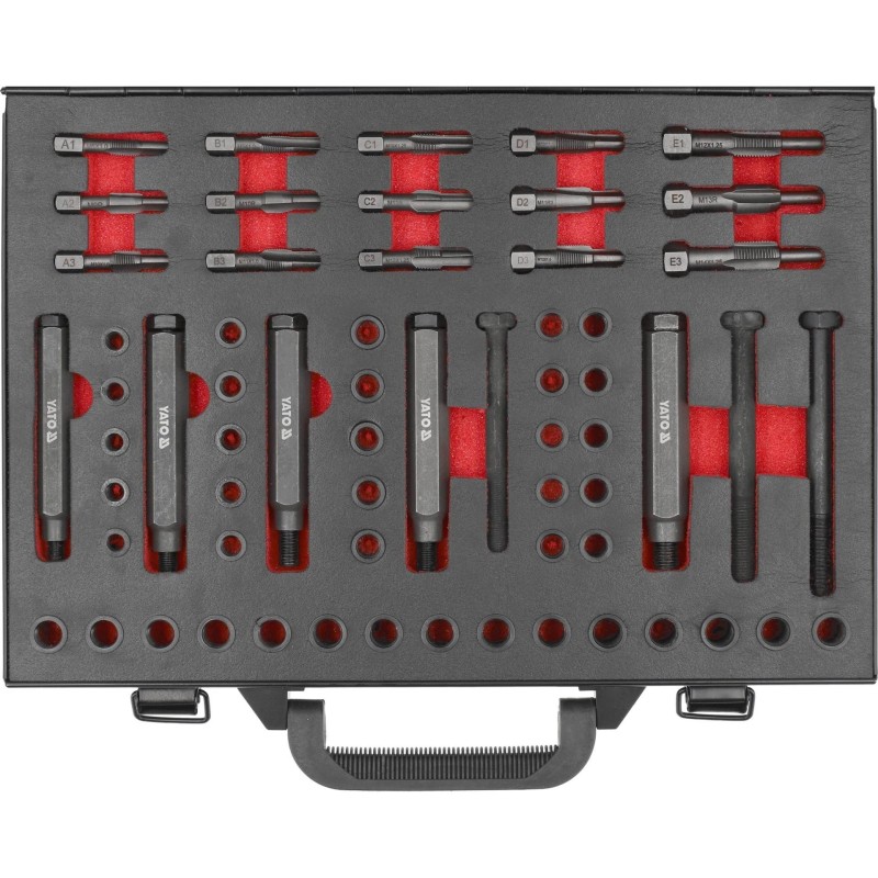 Menetjavító készlet izzító-gyertya menethez  M8-M9-M10-M12 - Yato