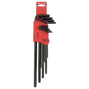 Torxkulcs ''L'' alakú készlet 10 db-os torx, hosszú - Genius