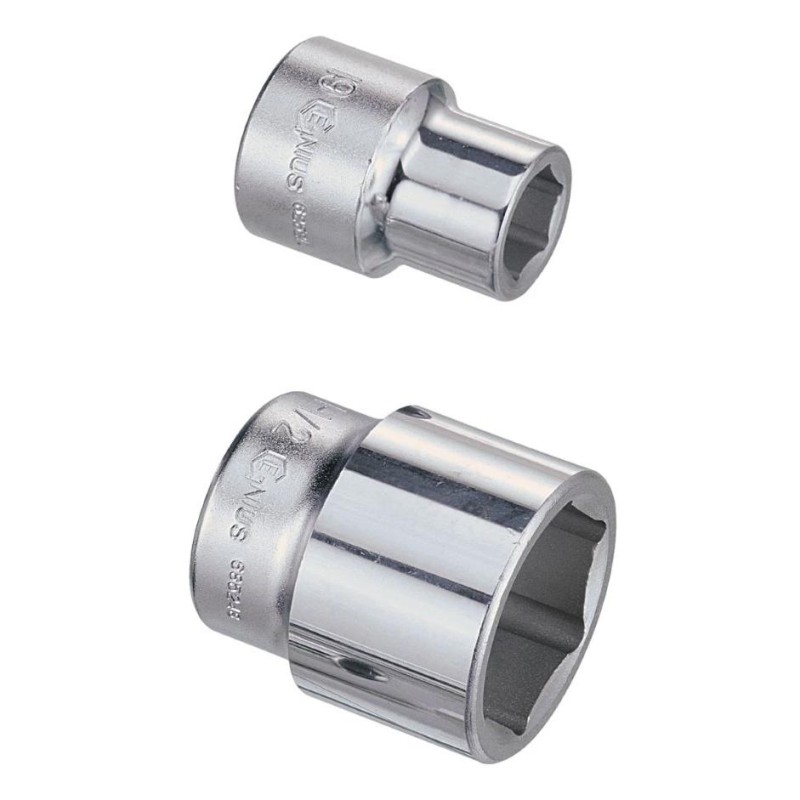 Dugókulcs - crowafej 3/4'' 6 lap normál 59 mm Genius
