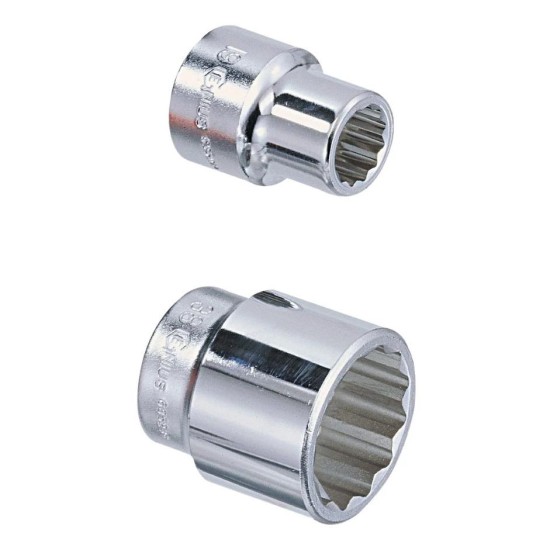 Dugókulcs - crowafej 3/4'' 12 szög normál 28 mm Genius