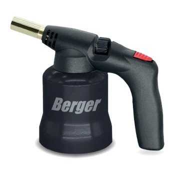 Gázégő - gázlámpa piezós fém házas - Berger