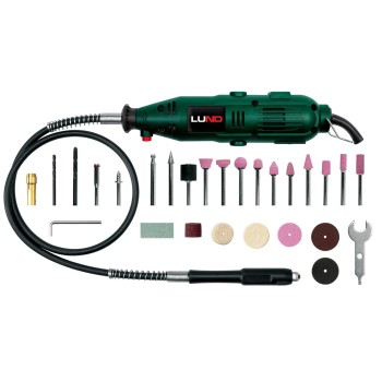 Multifunkciós fúró-csiszoló gép 135W 29 részes - Lund