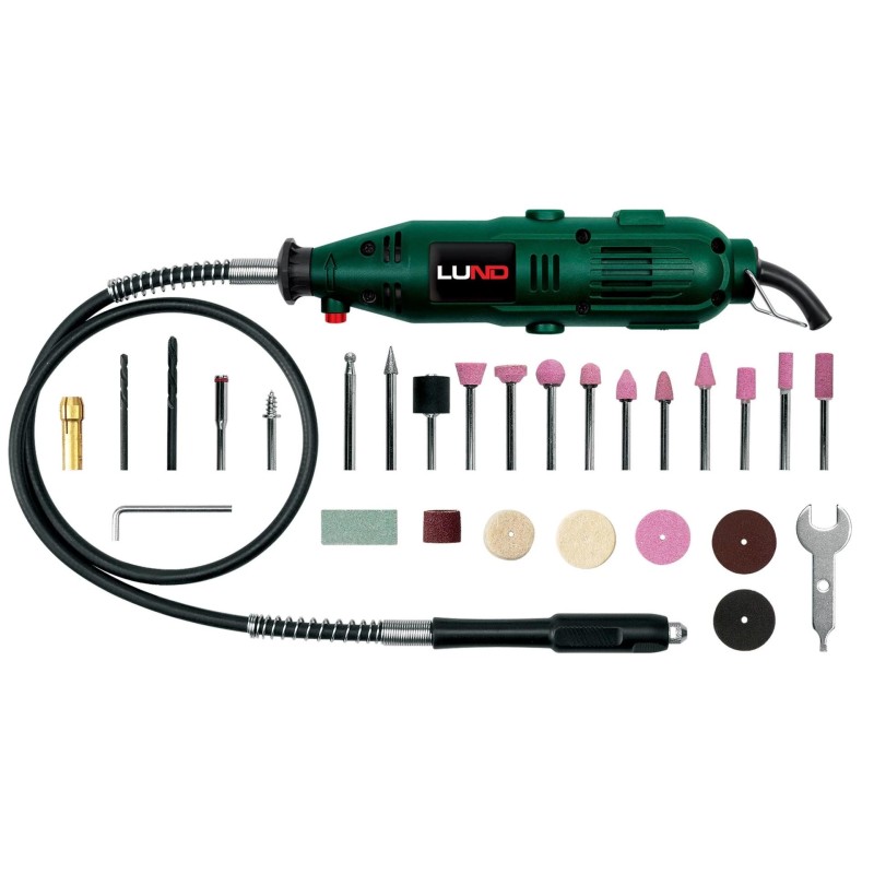 Multifunkciós fúró-csiszoló gép 135W 29 részes - Lund