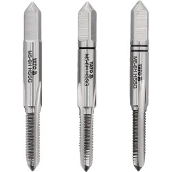 Menetfúró kézi készlet M05 x 0,8 - 3 db-os - Yato