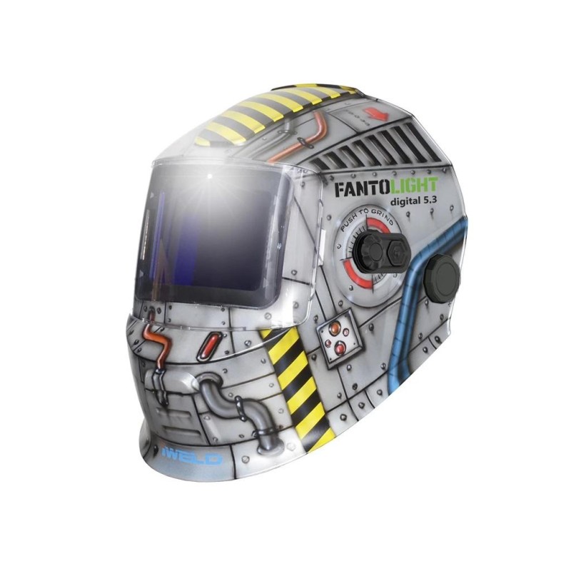 Hegesztőpajzs automata 74 x 108 mm 4 érzékelős LED munkalámpa Ind. Hegesztőpajzs automata 74 x 108 mm 4 érzékelős LED munkalámpa Ind.