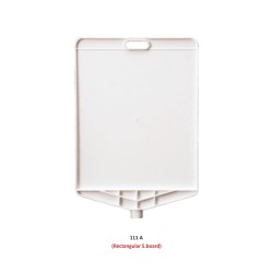 Információs tábla 35 x 41 cm - négyszögletű - feliratozható - Evelux