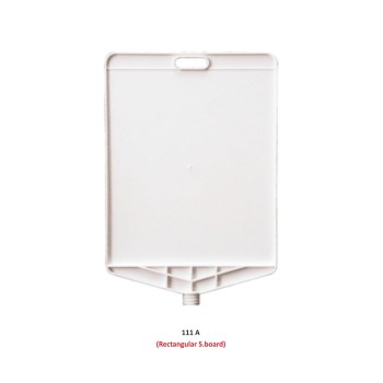 Információs tábla 35 x 41 cm - négyszögletű - feliratozható - Evelux