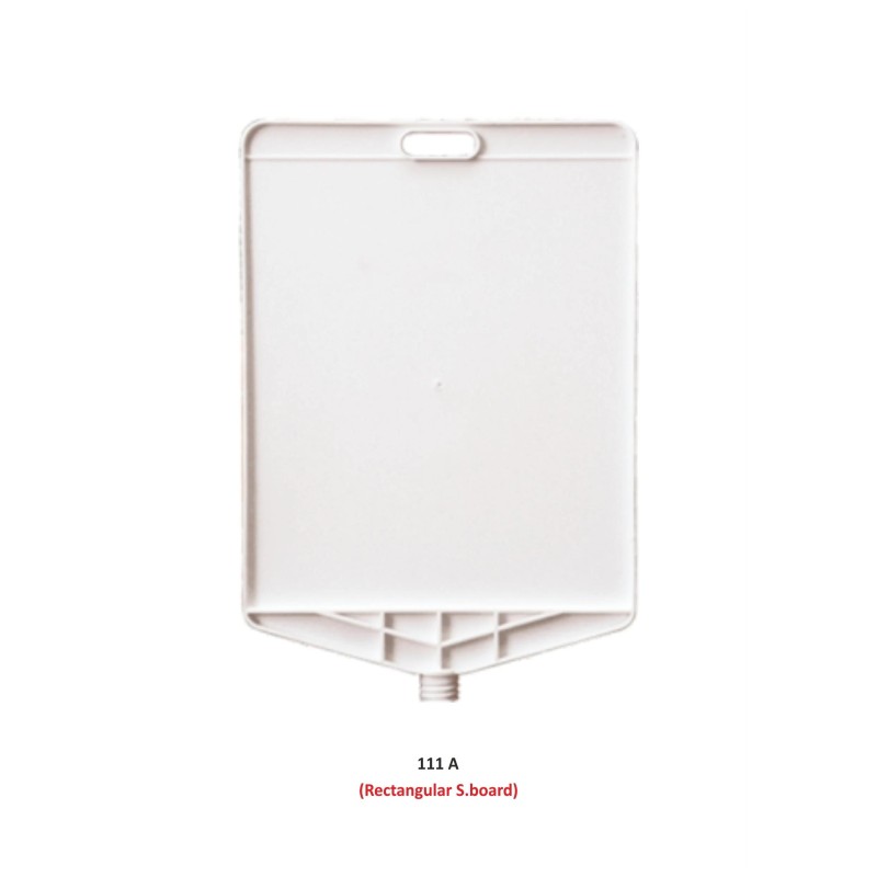 Információs tábla 35 x 41 cm - négyszögletű - feliratozható - Evelux