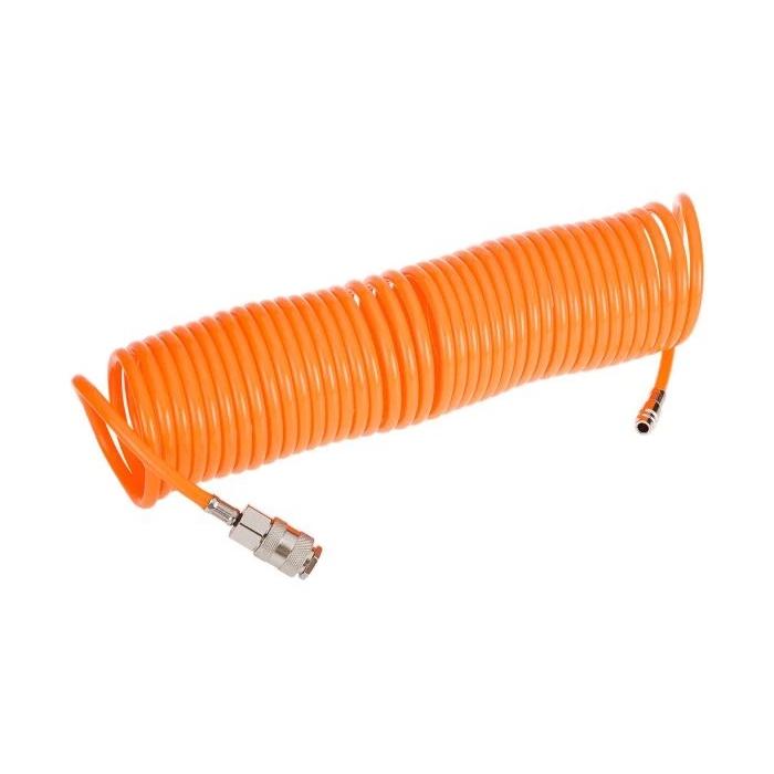 Levegőcső spirál 10 m narancs - szerelt 8 x 5 mm PE Fém gy.csat Levegőcső spirál 10 m narancs - szerelt 8 x 5 mm PE Fém gy.csat