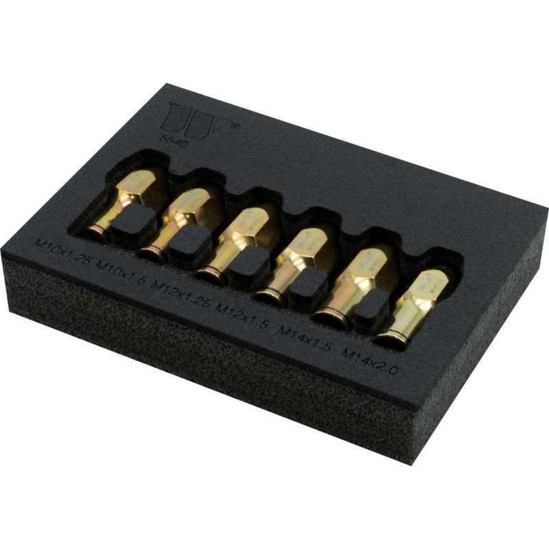 Gömbfejszerelő kiütő készlet 6 részes - rátekerős M10-M12-M14 - Welzh