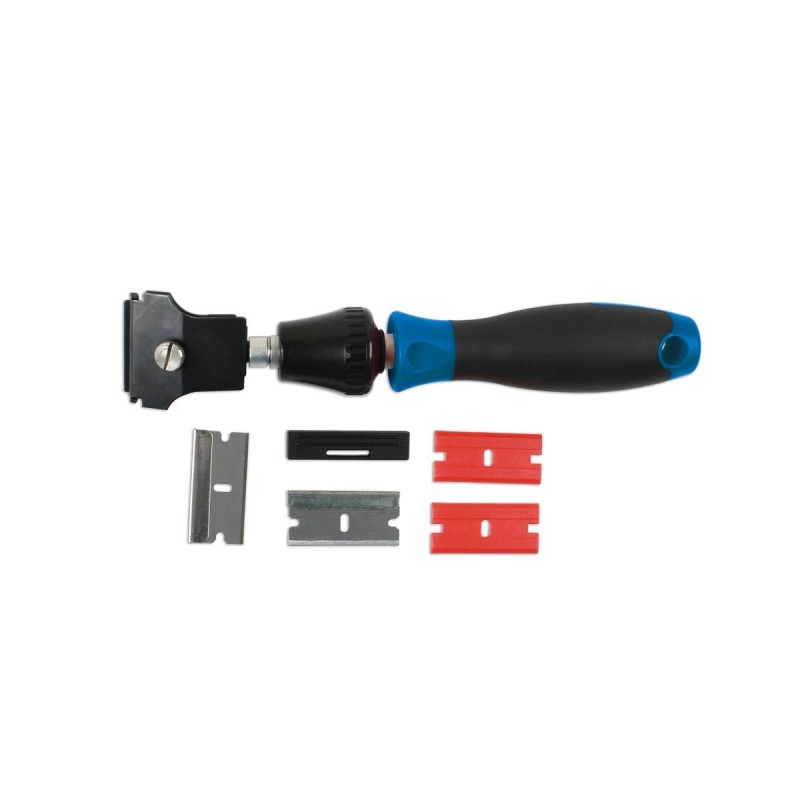 Kaparó - cserélhető pengés  6 db-os készlet 40 mm 2x2 db acél műanyag (LAS-7623)