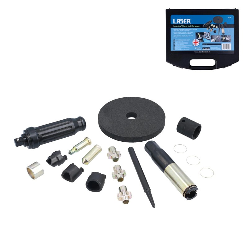 Kerékőr leszedő készlet Univerzális 17 db-os - PROFI - Made in the UK (LAS-8109)