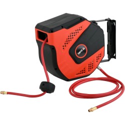 Levegőtömlő csévélődobbal 20 méter 8 x 12 mm falra szerelhető YATO (YT-24244)