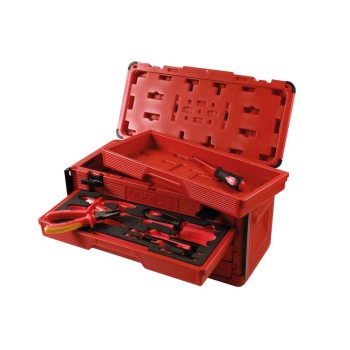 Szerszámkészlet Szigetelt/Hibrid VDE 1000 V 27 db-os készlet 3/8'' Laser (LAS-8328)