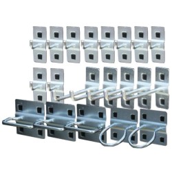 Műhelybútor SP SERIES Felső rész: Perforált falhoz kampó készlet 20 db-os Műhelybútor SP SERIES Felső rész: Perforált falhoz kampó készlet 20 db-os