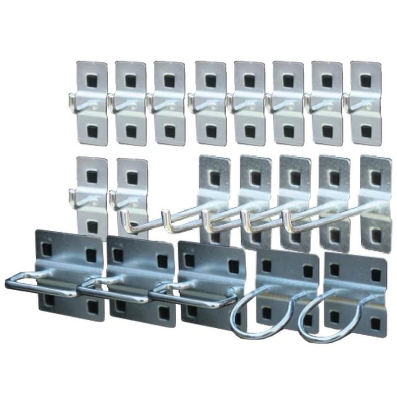 Műhelybútor SP SERIES Felső rész: Perforált falhoz kampó készlet 20 db-os Műhelybútor SP SERIES Felső rész: Perforált falhoz kampó készlet 20 db-os