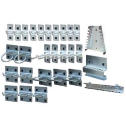 Műhelybútor SP SERIES Felső rész Perforált falhoz kampó készlet 28 db-os