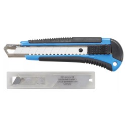 Vágókés 18 mm törhető penge, automata rögzítő + 7 db penge - BGS Vágókés 18 mm törhető penge, automata rögzítő + 7 db penge - BGS