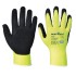 Kesztyű - szerelőkesztyű - Latexhab tenyér Fluo-Sárga  9 / L Kesztyű - szerelőkesztyű - Latexhab tenyér Fluo-Sárga  9 / L