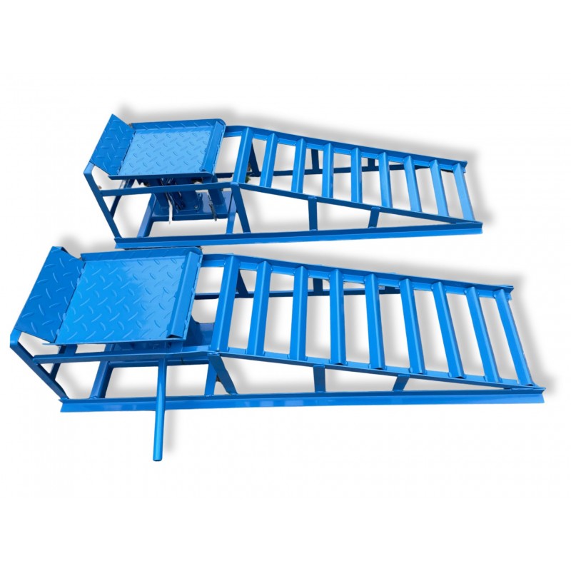 Rámpa beépített emelő funkcióval 1 tonna/rámpa teherbírás 270-375 mm magasság