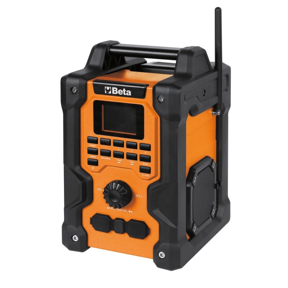 Beta 1989RCB – 20V építkezési rádió Bluetooth és DAB/FM funkcióval