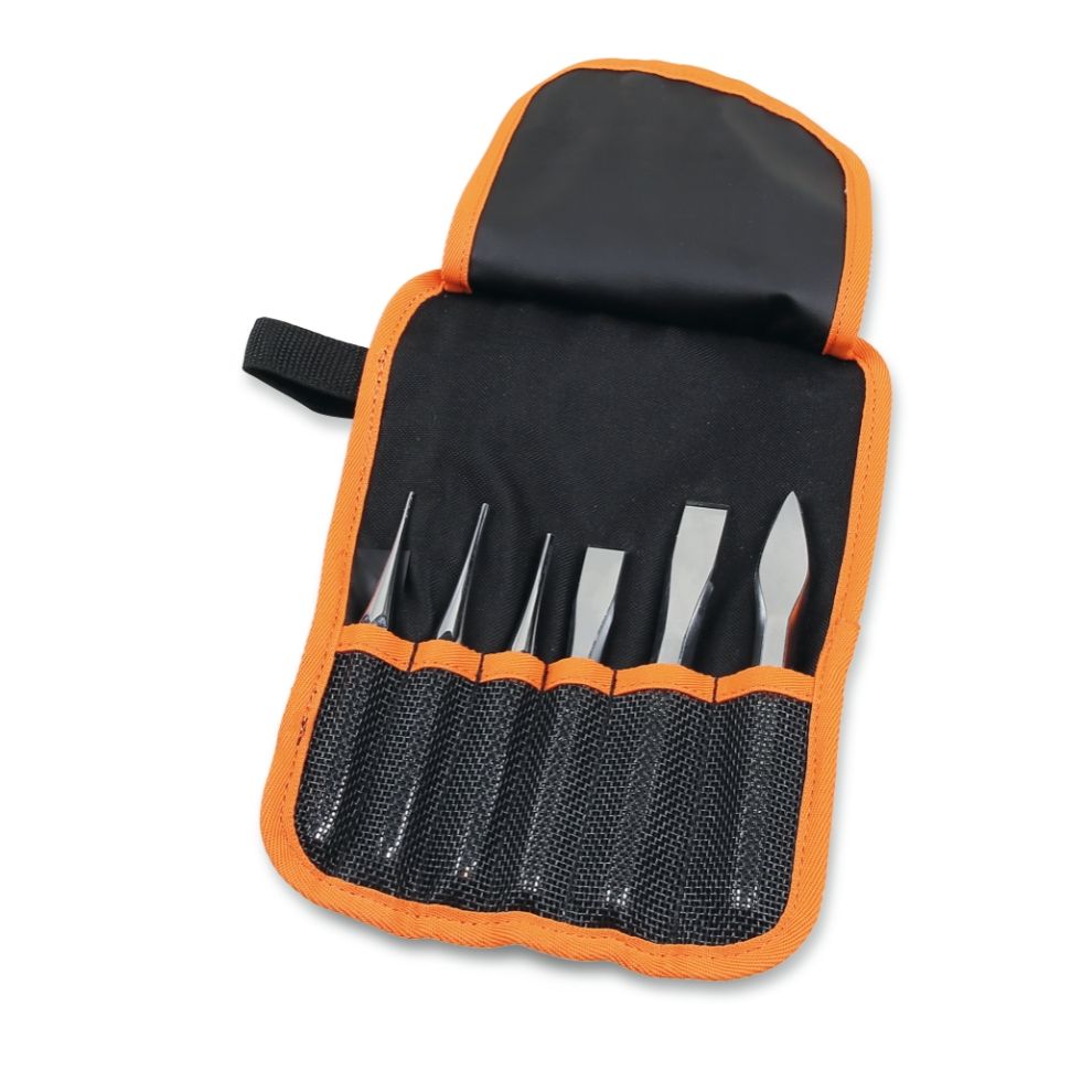 BETA 38/B6N 6 részes kiütő és vágó készlet – tokban, 2–17 mm