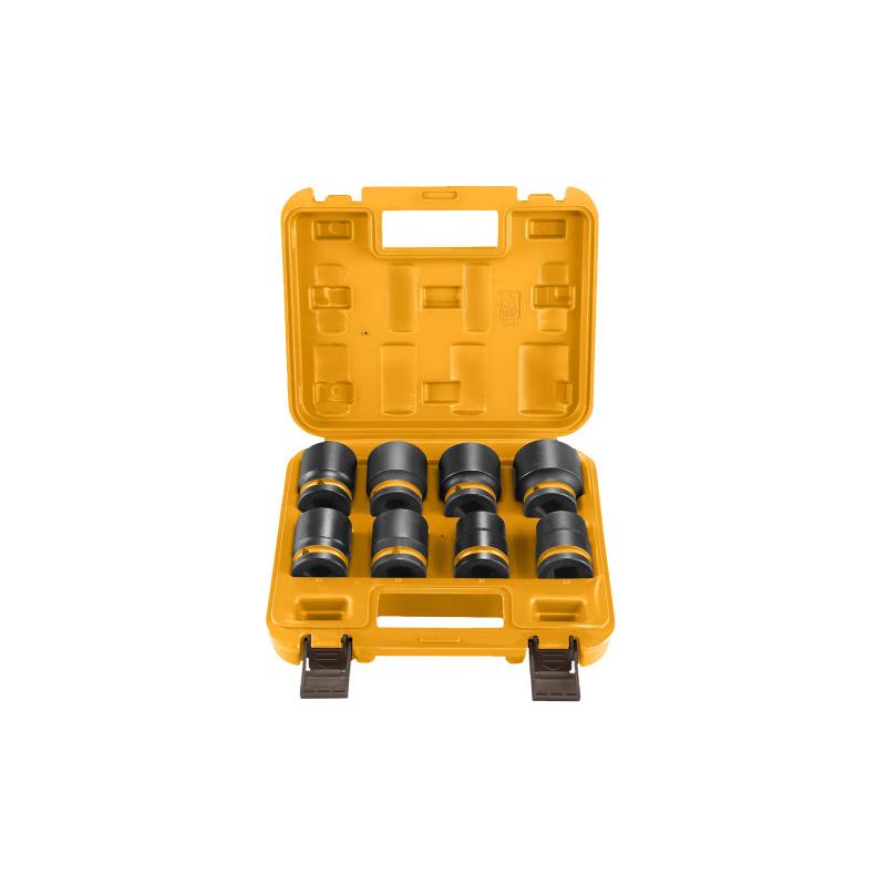 INGCO Gépi dugókulcs készlet 8 részes 3/4'' 26-38 mm CrMo