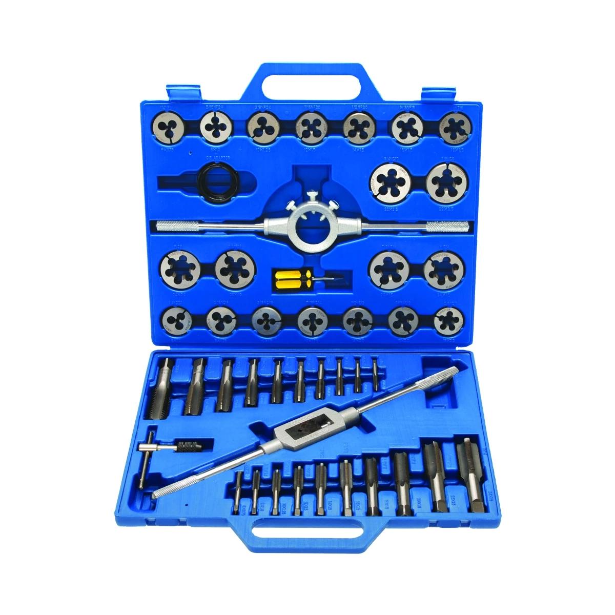 Menetfúró és menetmetsző klt. metrikus M6-M24 normál + finommenet 45 db (BGS-1893)