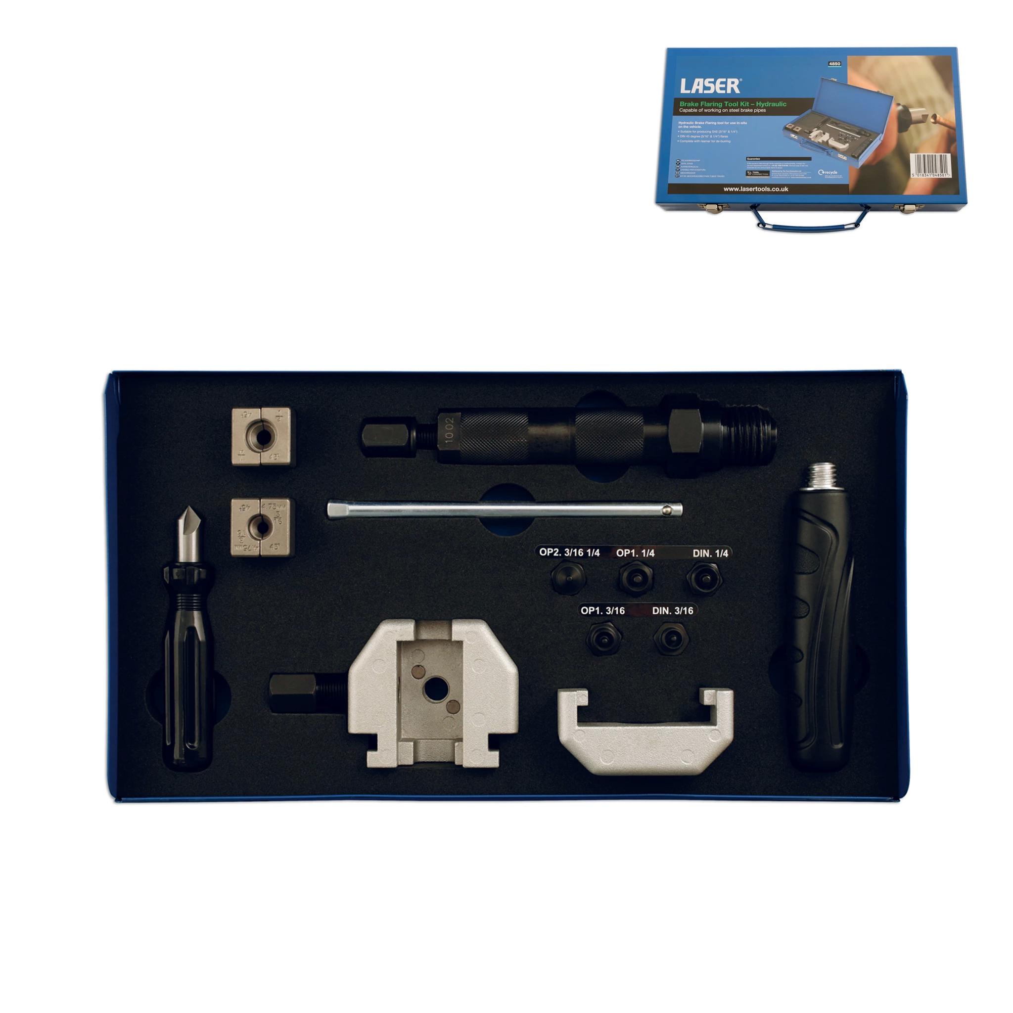 Fékcsőperemező készlet járművön is használható 4,75 + 1/4' Profi -TS20(LAS-4850)