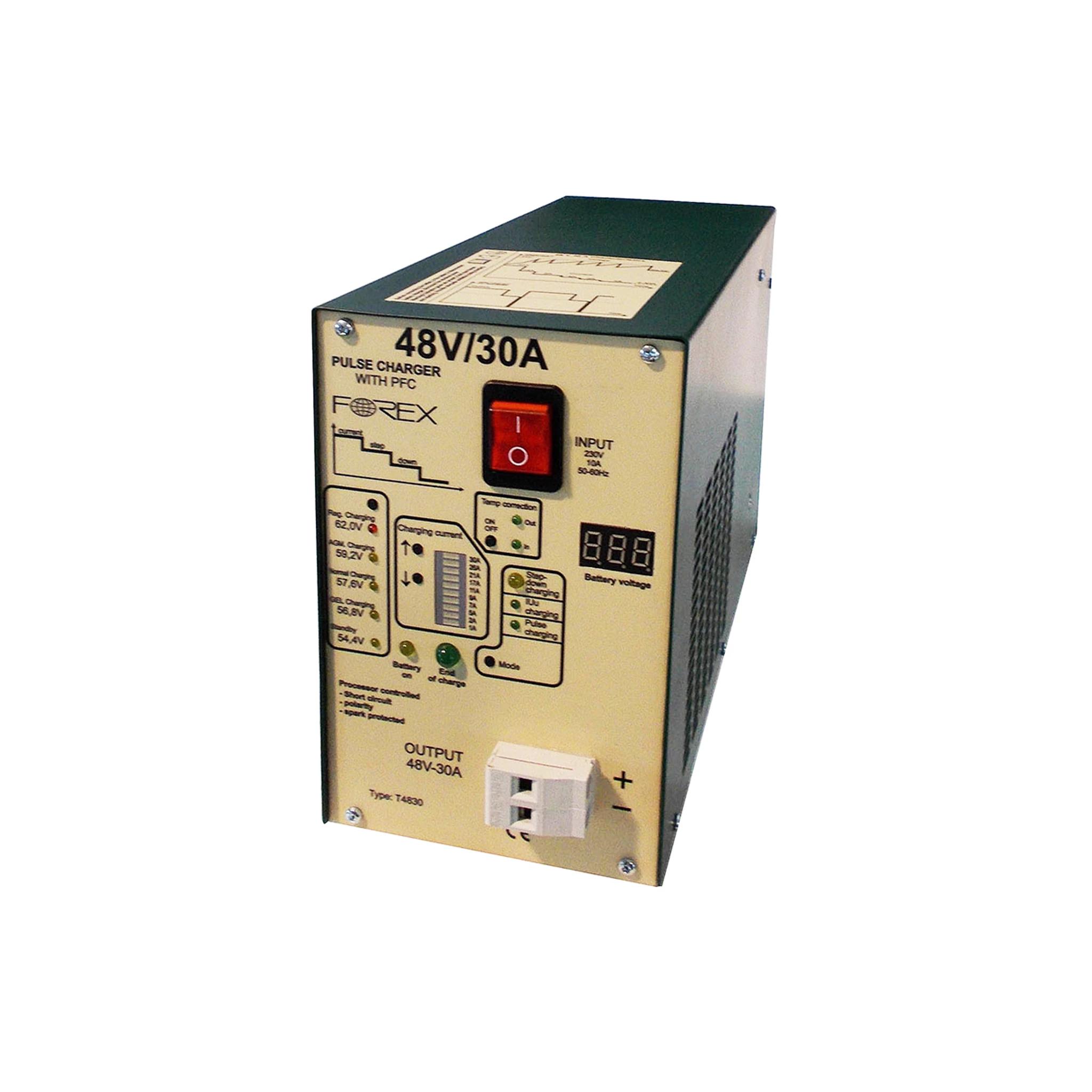 Akkumulátor töltő FRX 48V - 30A Full Automata (T4830)