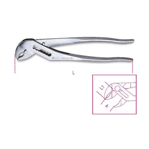 1048INOX ​Zártkapcsos állítható csipesz, rozsdamentes acélból