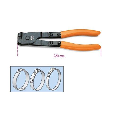 BETA 1473A OETIKER® szemesbilincs összehúzó fogó, PVC markolattal