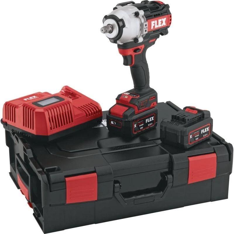 Ütvecsavarozó, akkus 18V 2000 Nm 1/2'' 2db 5Ah + koffer (IW 1/2'' 1500 18.0-EC)