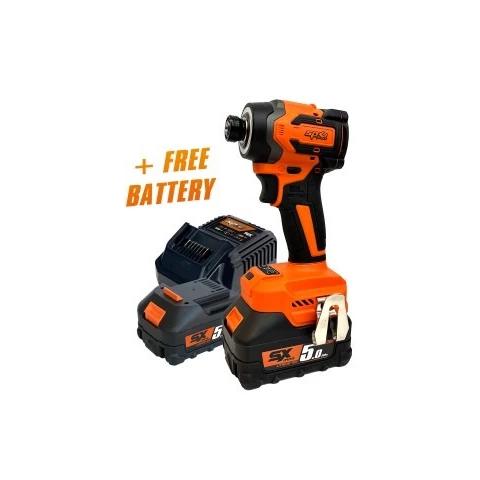 Ütvecsavarozó, akkus 18V  205 Nm 1/4'' bit 2db 5.0Ah - SP Tools