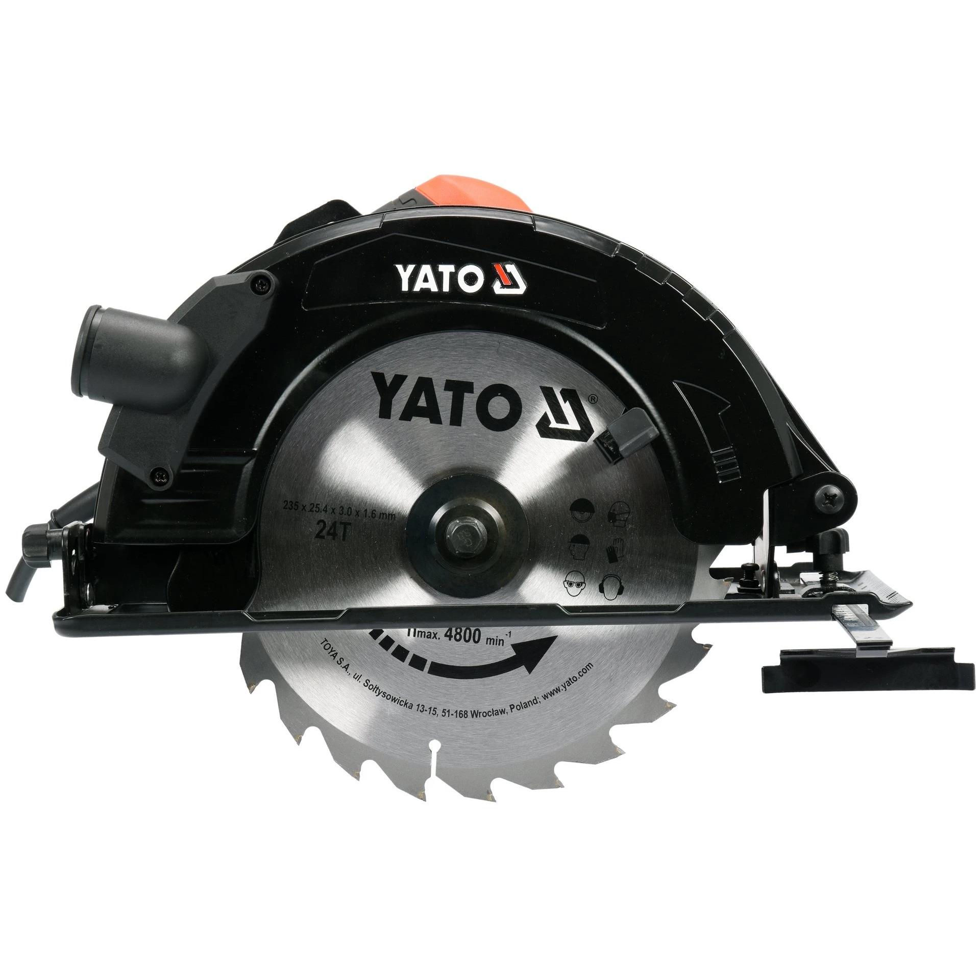 Körfűrész, kézi 2800W 235 mm - Yato