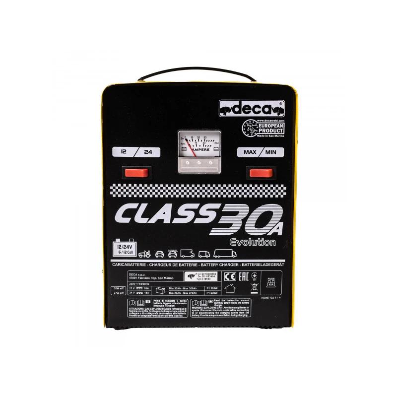 Akkumulátor töltő 12/24V 30A - Deca